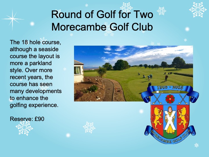 A Round of Golf for Two at Morecambe Golf Club