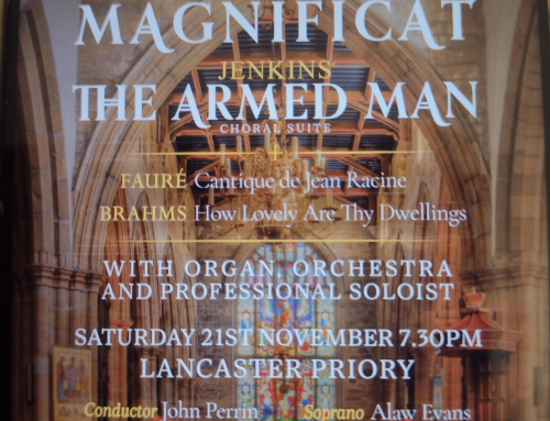 CHORAL CONCERT AT THE PRIORY : NOVEMBER 21ST
